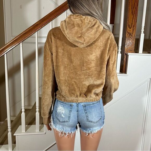 Mighty Fine tan butterfly hoodie - Picture 8 of 11